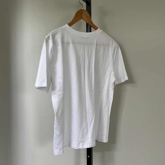 Zara White Graphic T-Shirt size small - Picture 4 of 4